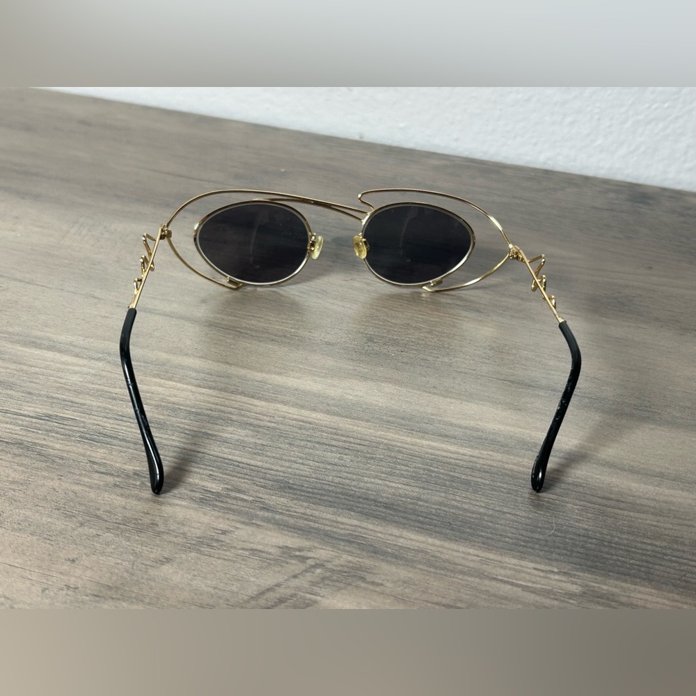 NEOSTYLE JET 252 CRAZY 90'S LADIES SUNGLASSES UNIQUE GOLD WIRE DESIGNER FRAMES - Picture 7 of 9